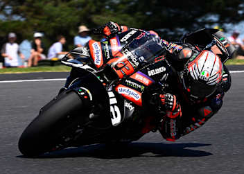 Marco Bezzecchi zog als schnellster MotoGP-Pilot ins Q2 ein