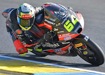 Schnellster Moto3-Pilot im Le Mans-Zeittraining: David Munoz