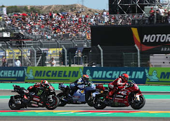 Die Marquez-Brüder überrumpelten Aprilia-Pilot Marco Bezzecchi