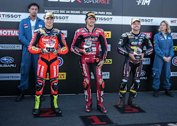 Nicolo Bulega siegte vor Yari Montella und Sam Lowes