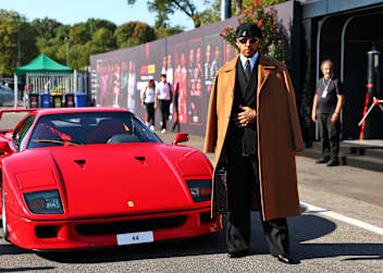 Lewis Hamilton und sein Ferrari F40