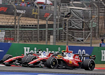 Lewis Hamilton lieferte sich in China ein enges Duell mit Charles Leclerc