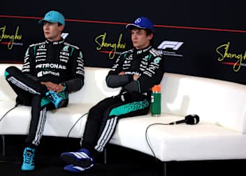 George Russell und Kimi Antonelli