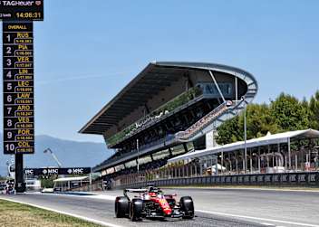 Charles Leclerc in Spanien