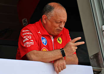 Ferrari-Teamchef Fred Vasseur ist ins Monaco-Fahrerlager zurückgekehrt