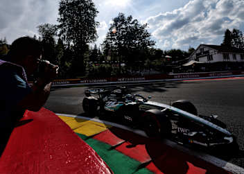 George Russell beendete den Trainingsfreitag in Spa auf Platz 8