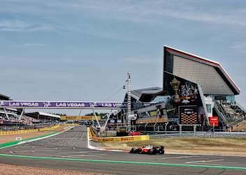 Lewis Hamilton auf seinem Heim-Kurs in Silverstone