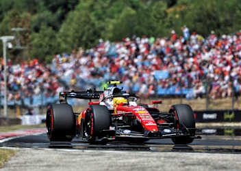 Lewis Hamilton im Ferrari