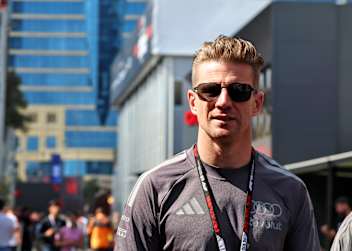 Nico Hülkenberg im Fahrerlager von Baku