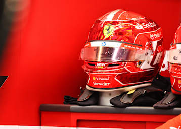 Der Helm von Charles Leclerc in Singapur 2024