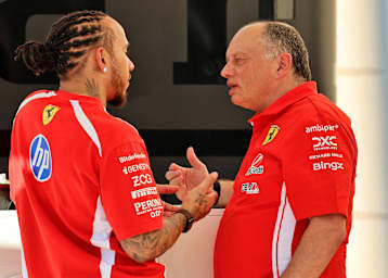 Lewis Hamilton und Fred Vasseur