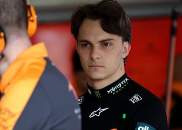 Oscar Piastri am Samstag in Melbourne. Am Sonntag konnte er nicht fahren