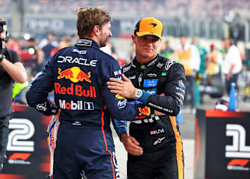 Max Verstappen und Lando Norris
