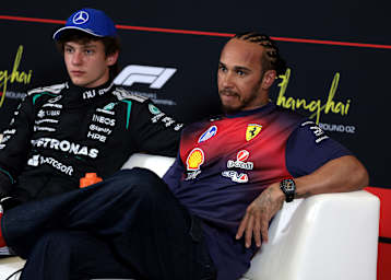 Kimi Antonelli und Lewis Hamilton