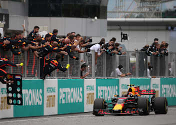 Max Verstappen gewann 2017 in Kuala Lumpur