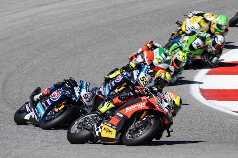 Yari Montella (vorne) hat den Speed fürs Podium