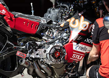 Blick auf die Ducati Panigale V4R