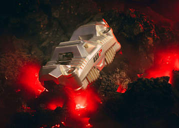 Symbolbild: Nicht mal in glühender Lava überhitzen WP Bremsanlagen