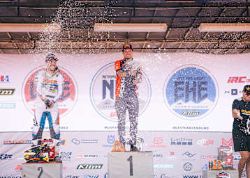 Das Podium in Grinding Stone