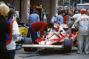 In Monza meldete sich Niki Lauda im GP-Zirkus zurück