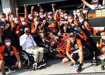 Brünn 2020: Brad Binder holte den ersten MotoGP-Sieg für KTM