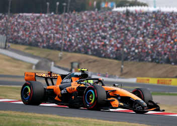 Lando Norris drehte im Qualifying von Suzuka die fünftschnellste Runde