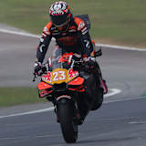 Enea Bastianini hatte Spaß mit der KTM RC16