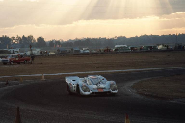 Sieg in Daytona 1970 für Porsche mit Pedro Rodríguez
