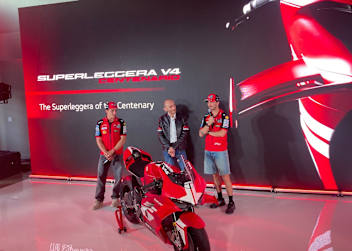 Ducati Superleggera: Staunen auch bei Pecco Bagnaia und Marc Marquez