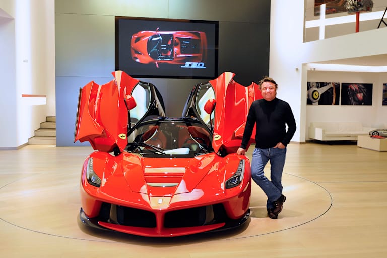 René Arnoux zu Gast bei Ferrari