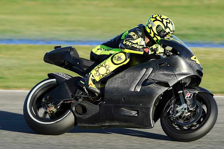 Valentino Rossi beim Valencia-Test im November 2010