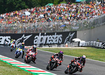 Viele Fans sahen sich am Sonntag das MotoGP-Rennen in Mugello an