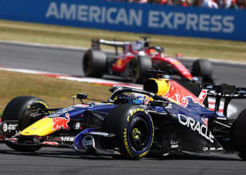 Max Verstappen in Silverstone