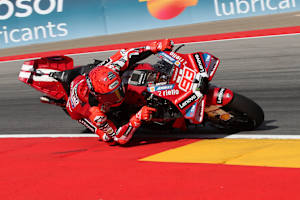Weltmeister Marc Marquez gab im FP1 das Tempo vor