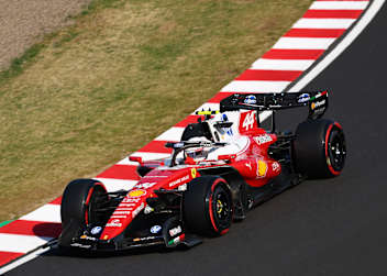 Lewis Hamilton im Ferrari