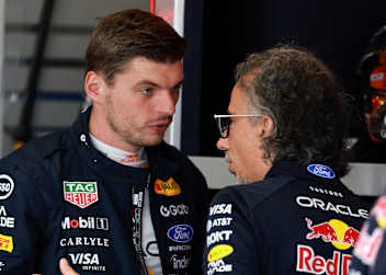Max Verstappen und Laurent Mekies