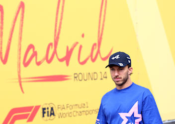 Pierre Gasly rechnet auf dem Madring mit roten Flaggen