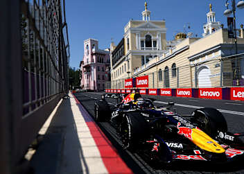 Max Verstappen in Baku
