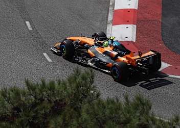 Lando Norris auf dem Baku City Circuit