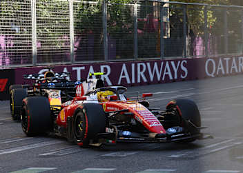 Lewis Hamilton in Baku