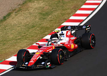 Lewis Hamilton im Ferrari