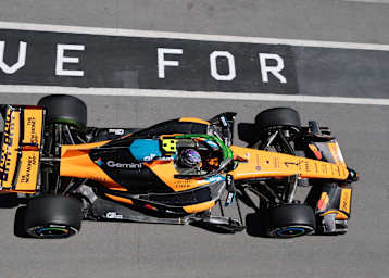 Lando Norris mit seinem McLaren