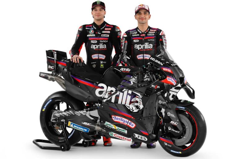 Marco Bezzecchi und Jorge Martin mit der Aprilia RS-GP26
