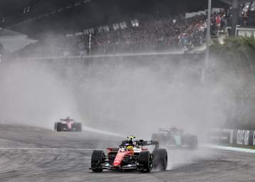 Lewis Hamilton im Ferrari