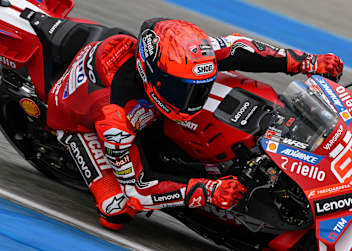 Marc Marquez im Zeittraining in Buriram