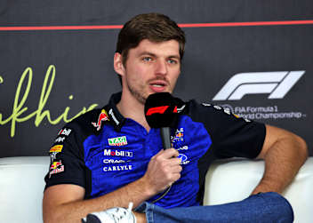 Max Verstappen in Bahrain