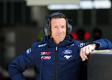 Manuel Reuter bei seiner Tätigkeit für das Haupt Racing Team