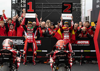 Nicolo Bulega und Iker Lecuona (v.l.) dominieren gemeinsam die Superbike-WM