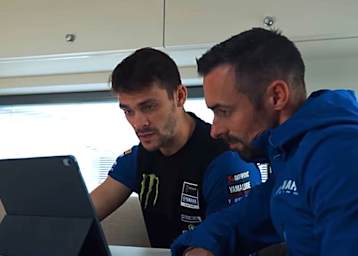 Tim Gajser (li.) mit Riding-Coach Eugene Laverty