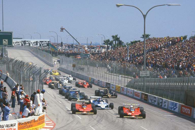 Beim Grand Prix USA-West in Long Beach 1979